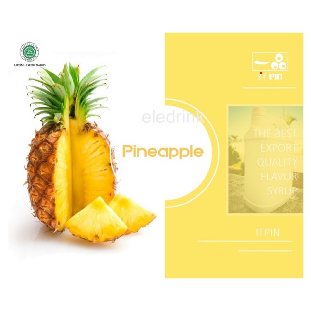 

ITPIN 2.5kg Syrup Pineapple Flavour Premium | Rasa Nanas