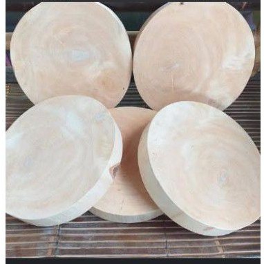 talenan kayu bulat 35cm/Talenan cincang daging