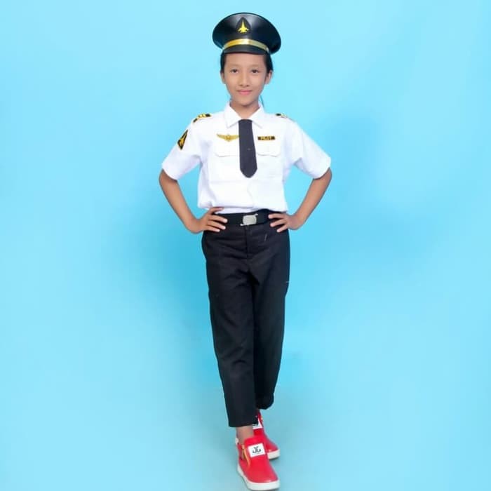 Baju anak setelan PILOT / Seragam pilot anak