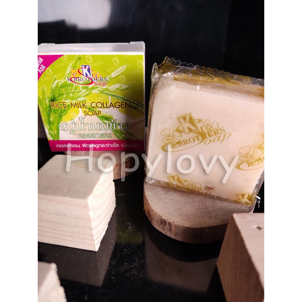 HOPYLOVY Paket 1 Lusin Sabun K Brothers Original Ijo Collagen ( 12 Pcs / 1 Lusin )