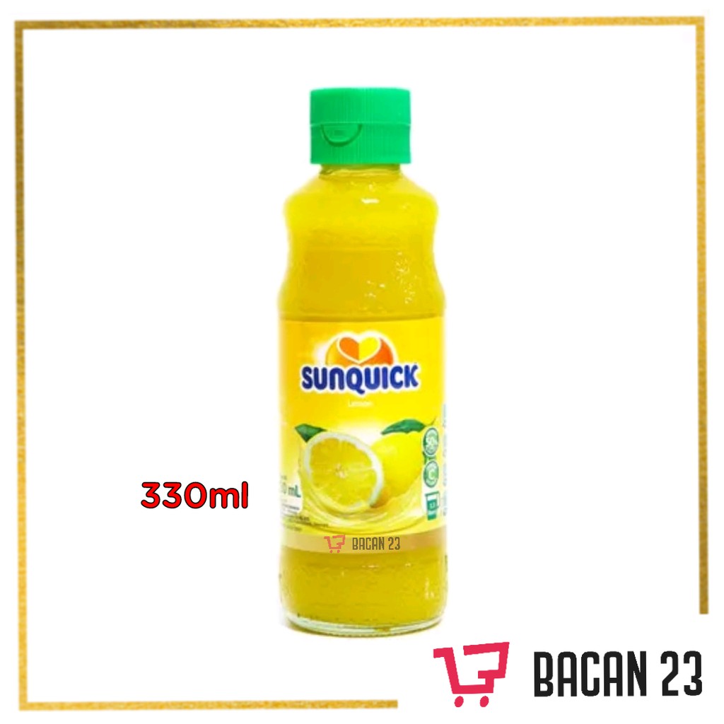 

Sunquick Lemon (330ml) / Sirup Lemon Kemasan Botol / Bacan 23 - Bacan23