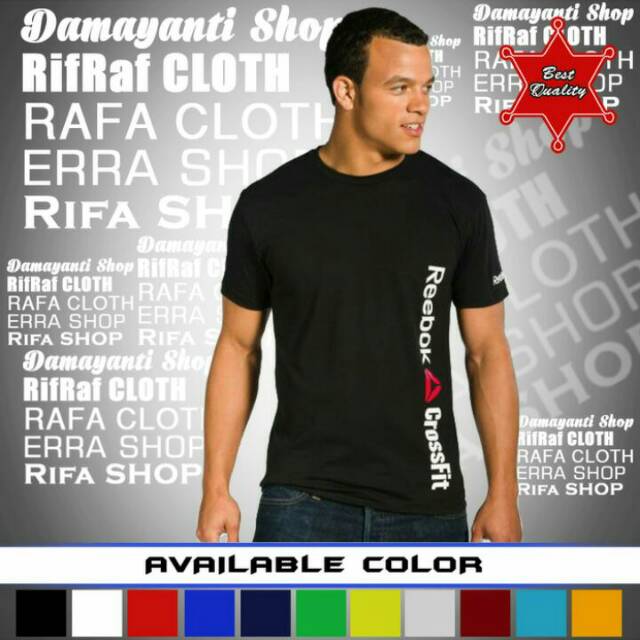 T-SHIRT REEBOK CROSSFIT/KAOS REEBOK/CROSSFIT/BAJU MACHO