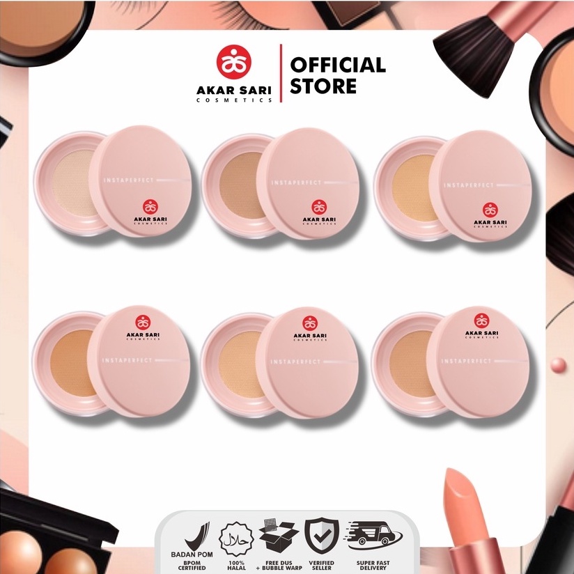 WARDAH INSTAPERFECT QUICKMATTE LOOSE POWDER - Bedak Tabur