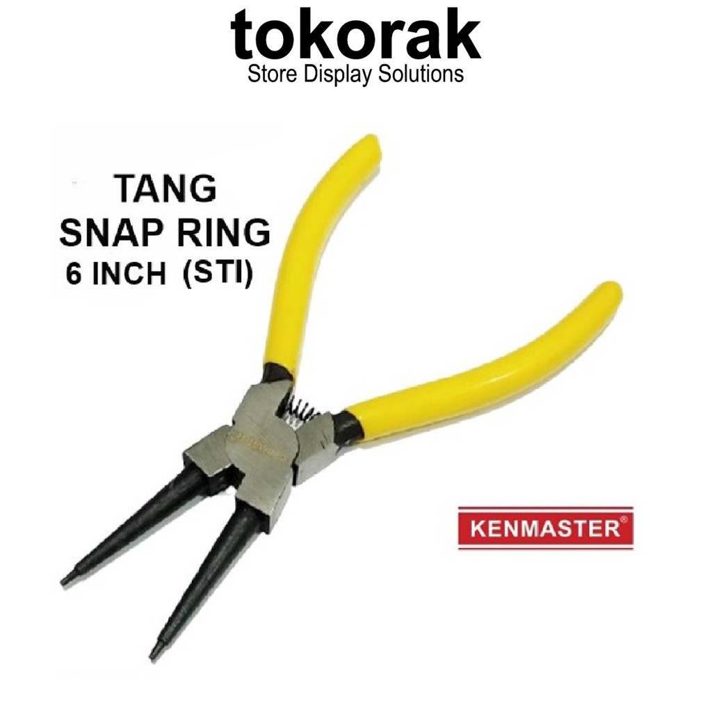 TANG SNAP RING 6 INCH KENMASTER TANG CIRCLIP LURUS TEKAN TUTUP (STI)