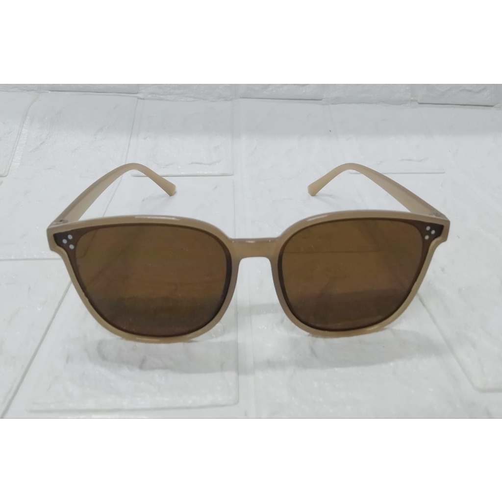 TOMSTORE.ID  Kacamata Wanita Pria Optik Anti Sunglass Dengan Fashion Sunglasses Eyewear KUV G005 G006 G007 R297-3 TITIK KOPI