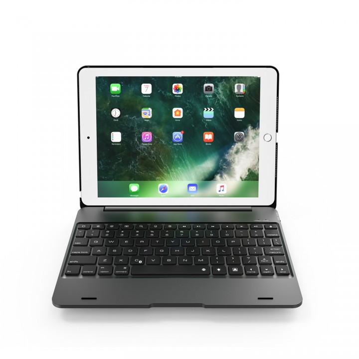 BLUEFINGER F19A - Bluetooth Keyboard Case Non Touchpad iPad 2017-18