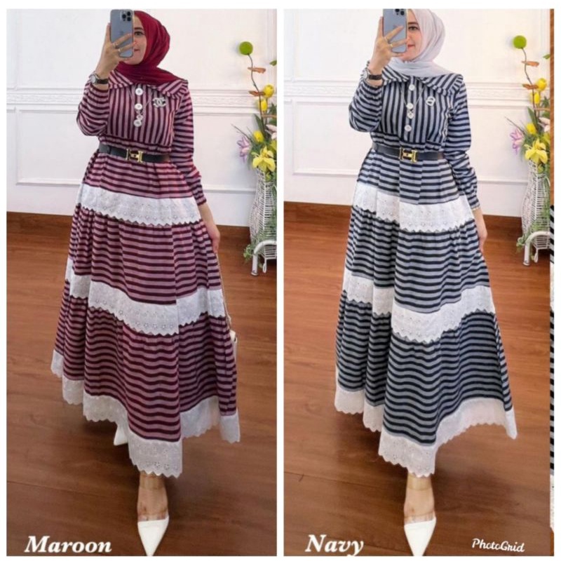 ZADA MIDI DRESS BY HAREEM SYAR'I