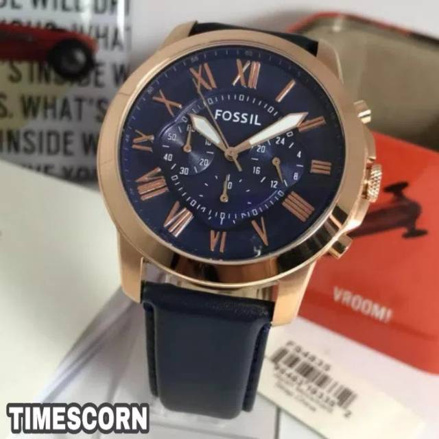 FOSSIL FS4835 NAVY 45mm ORIGINAL