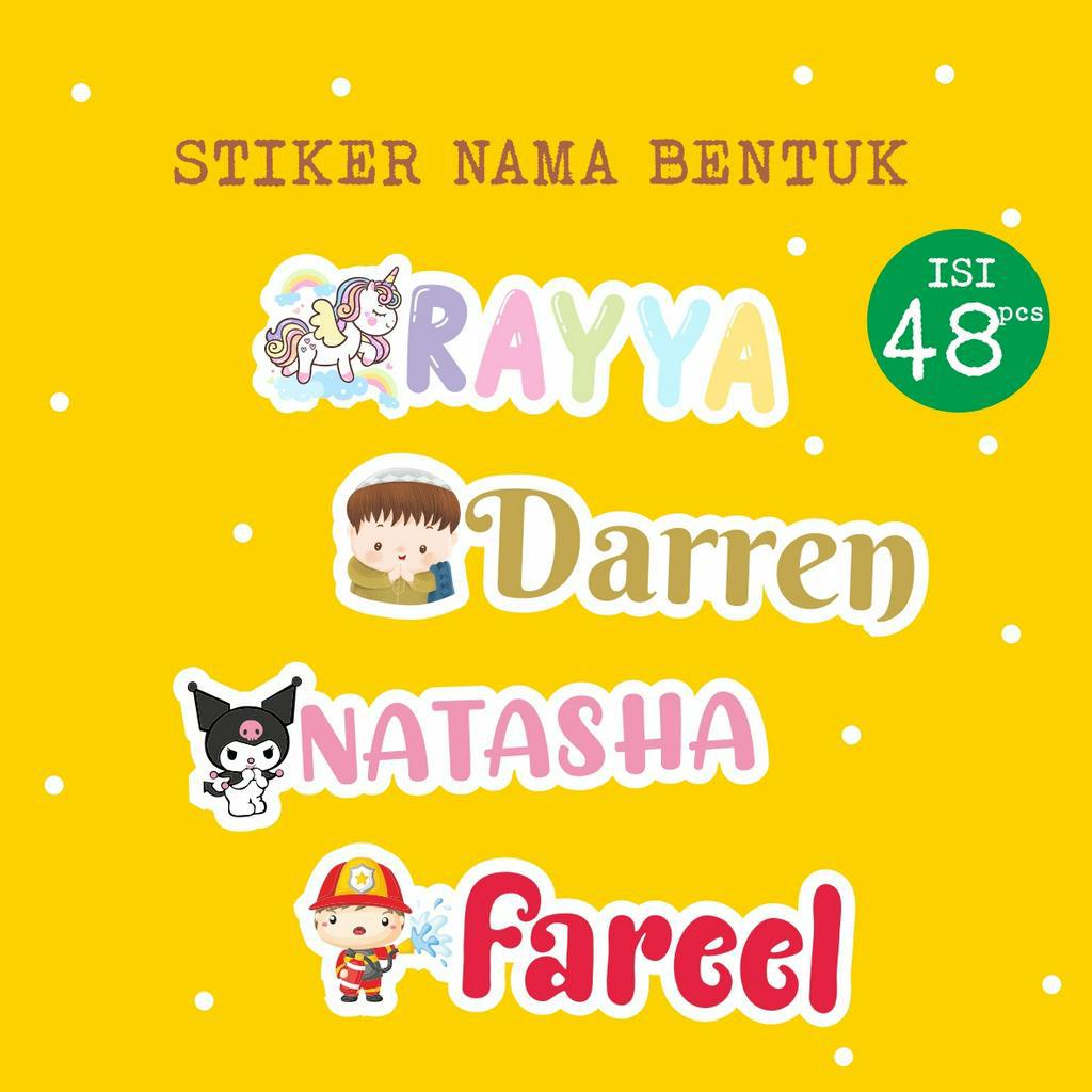 

Stiker Nama Waterproof Anak Sekolah ATK Label Nama Bentuk Lucu Murah