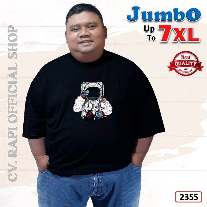Kaos Big Size Jumbo Pria dan Wanita XXL XXX 3XL 4XL 5XL 7XL Motif Anime Kartun Keren T Shirt Atasan 