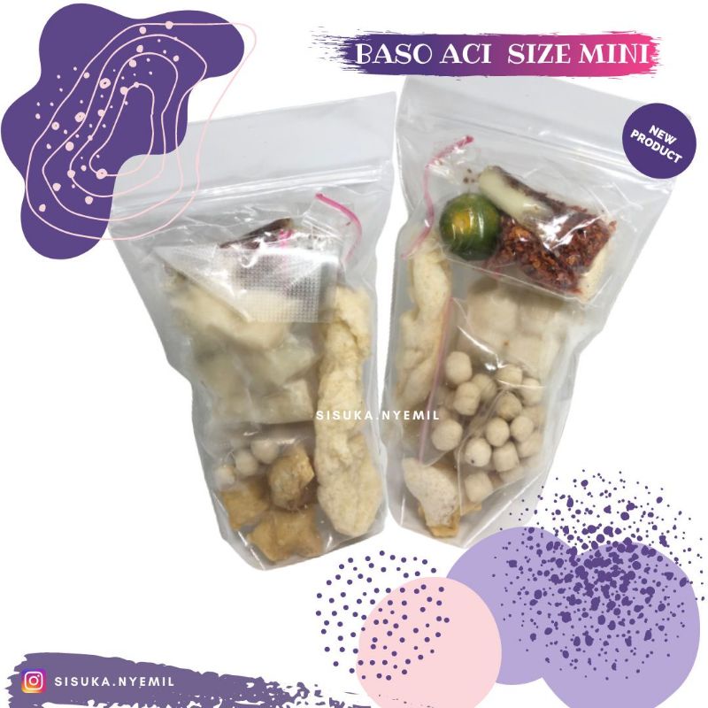 

Baso aci mini/ Size mini/ Boci/ TERMURAH