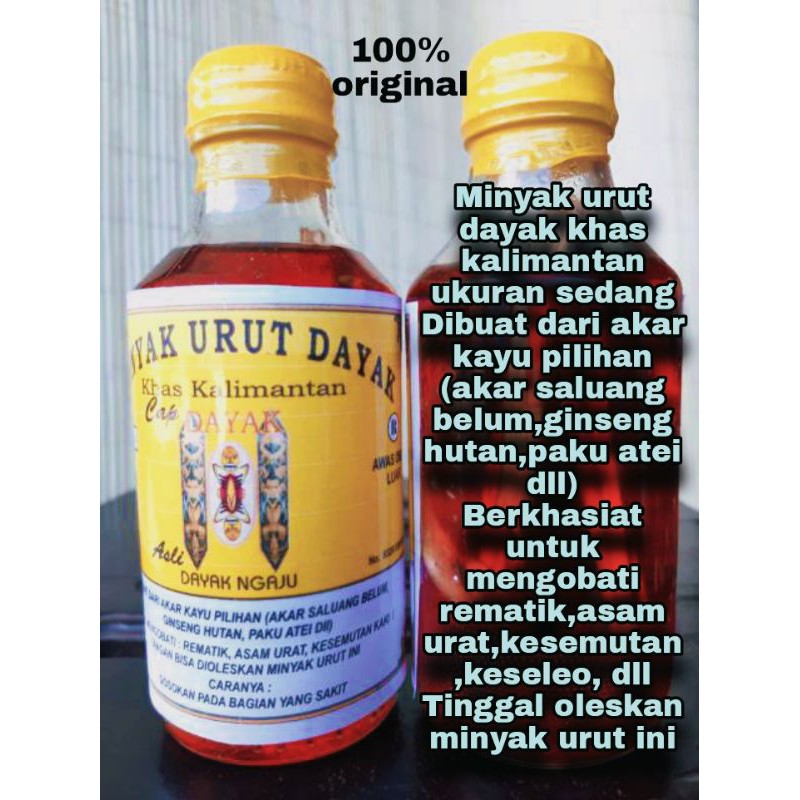 MINYAK URUT DAYAK KALIMANTAN ASLI ORIGINAL