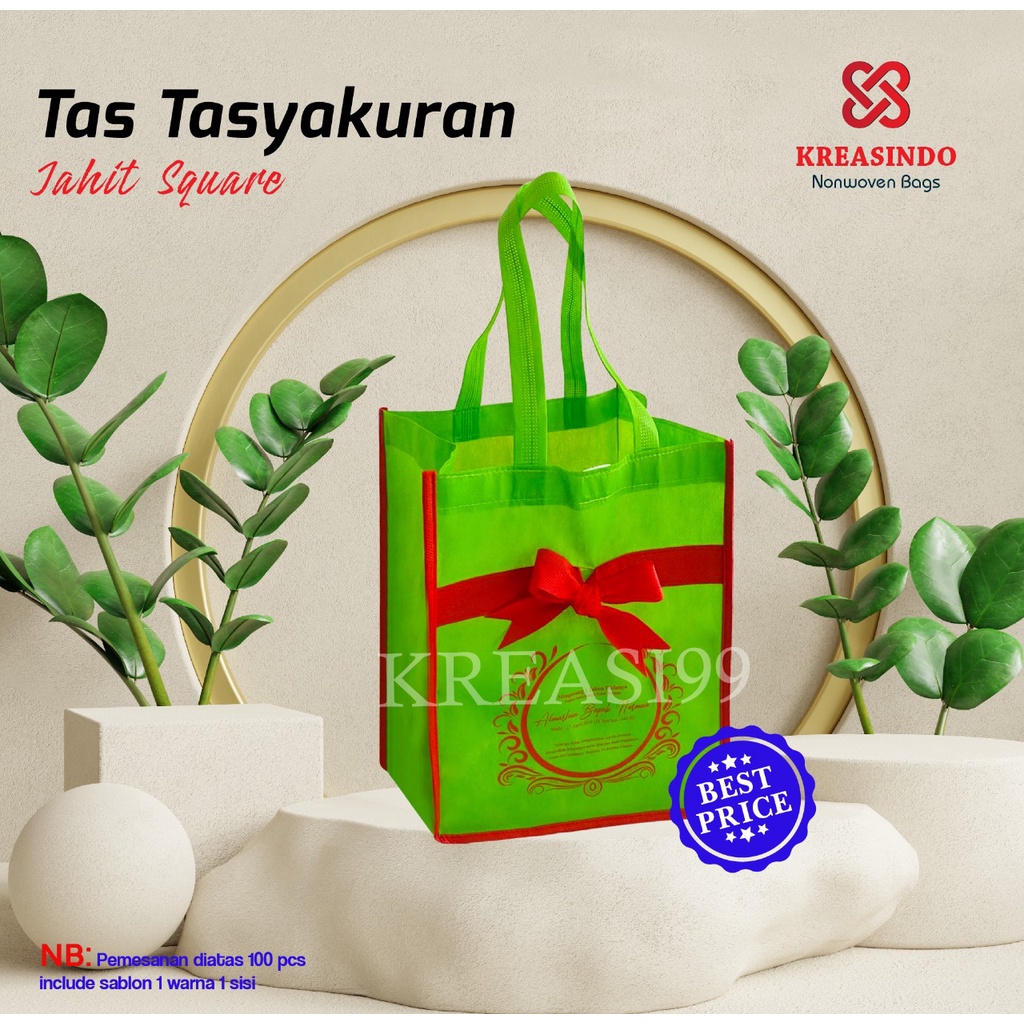 

Tas Berkat Tas Walimahan Spunbond Pita Jinjing MURAAH & BERKUALITAS