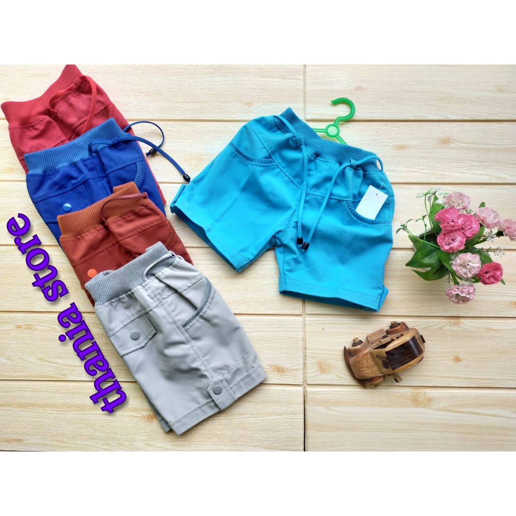 pilih warna celana pendek anak hotpant candypant 1-5th termurah