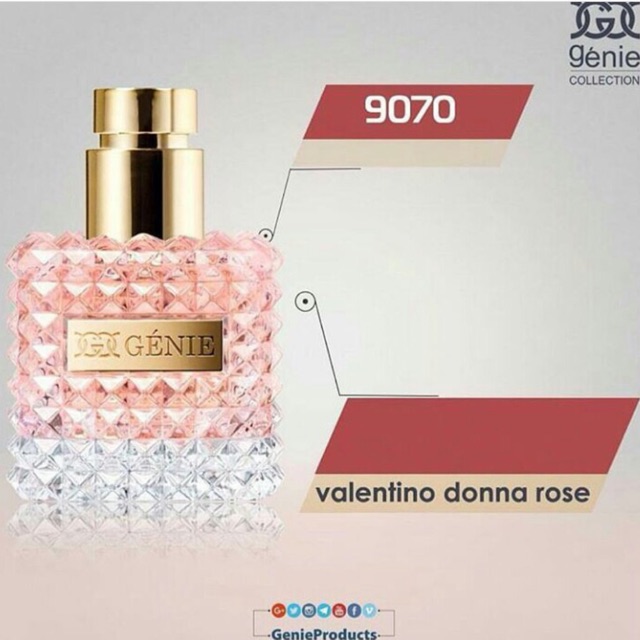 PARFUME GENIE 9070 Valentino Donna Rose Series