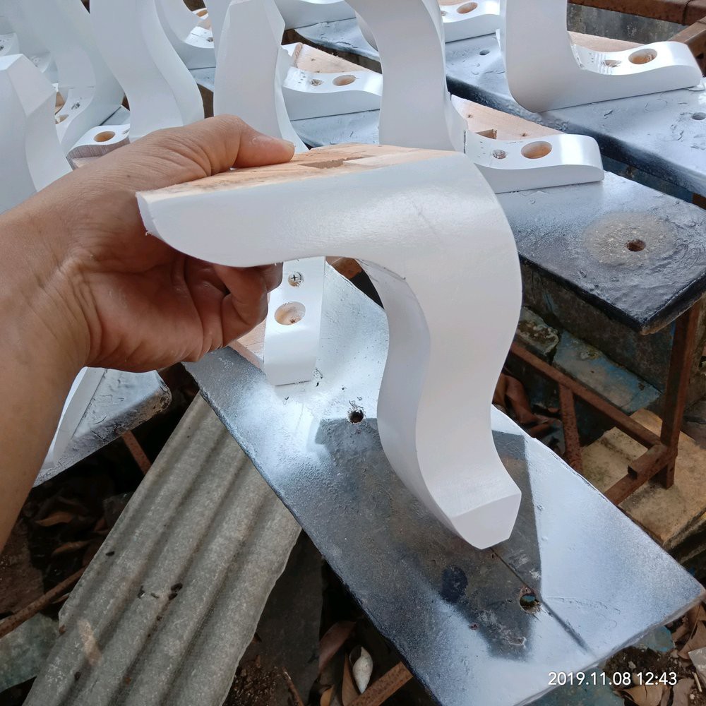 Langsung Order kaki kambing kaki sofa kayu Tinggi 15 cm Diskon