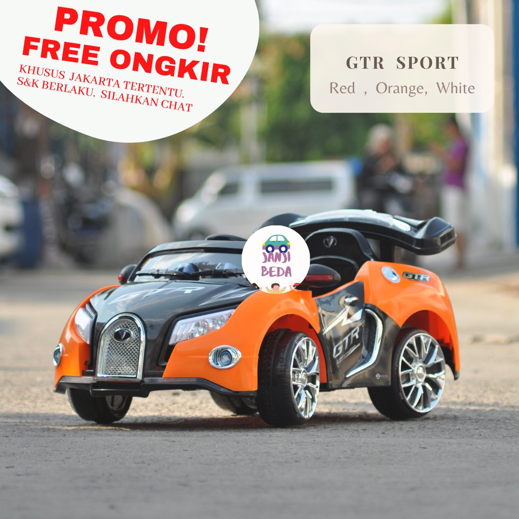 Mainan Mobil Aki Anak GTR Sport 660 VOLTA - Maenan Non Paint 12VOLT - Remote Control