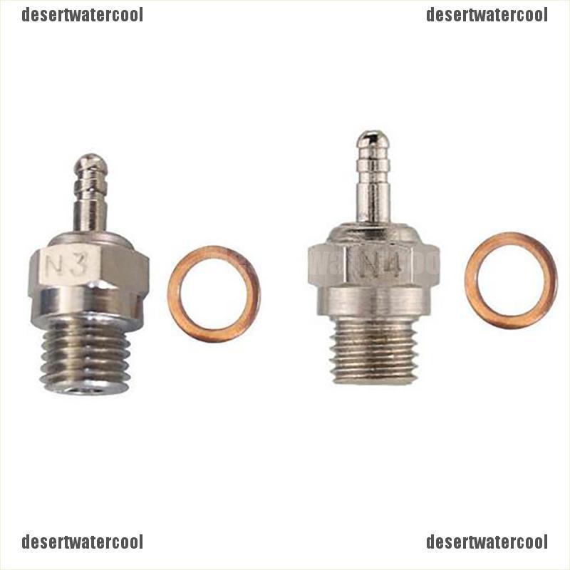 Deid 1pc Sarung Tangan Universal #Suku Cadang Busi Nitro Mesin N3 N4 8 Glow Plug Untuk HSP RC Mobil