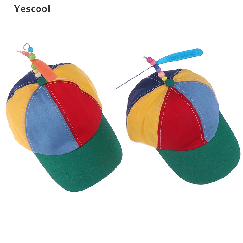 Yescool Topi Baseball Desain Patchwork Warna-Warni Untuk Anak / Dewasa