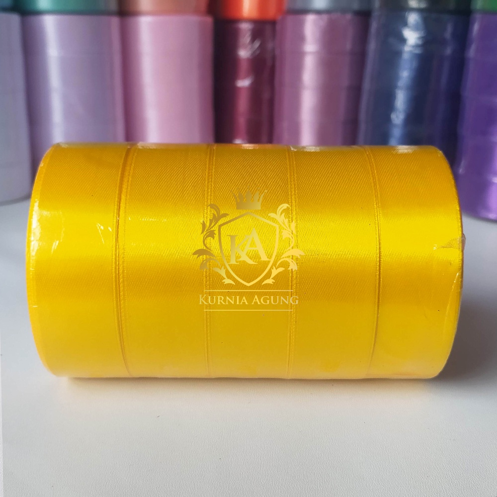 Pita Satin Eagle impor Taiwan Ukuran 2.5cm / 1 Inch souvenir kado murah Dijual Per Roll