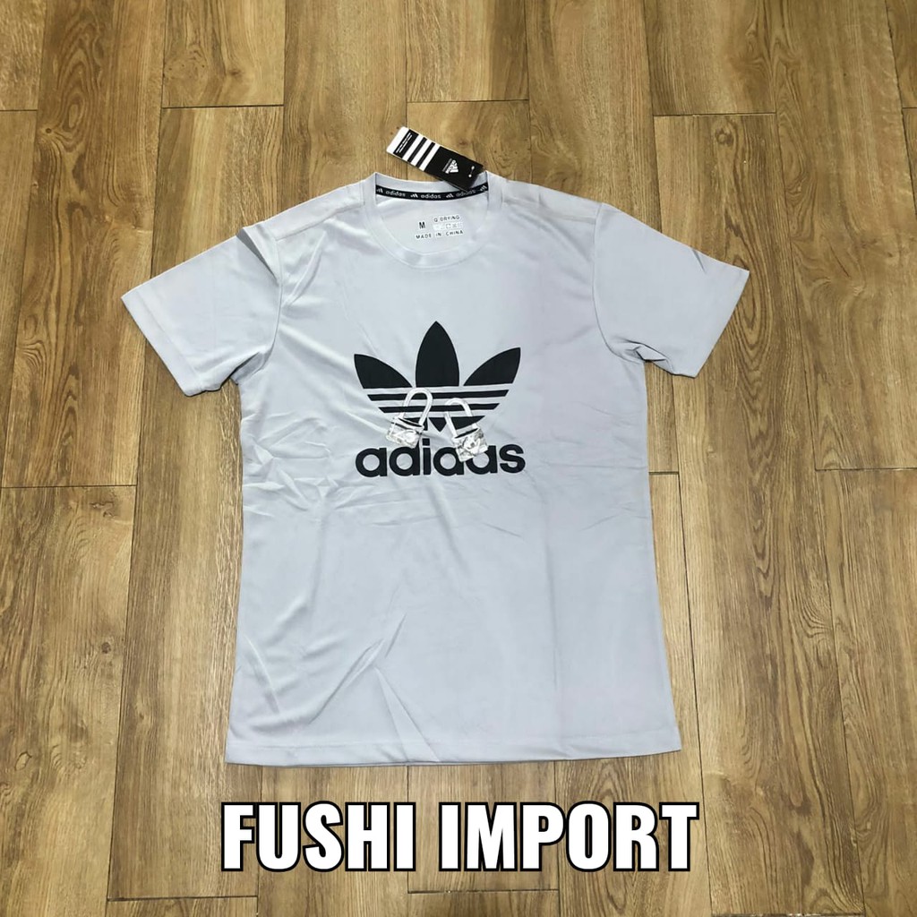 HQ 18230# KAOS OLAHRAGA NYLON ELASTINE DRYFIT IMPORT / POLO KAOS DRYFIT PRIA ADEM DINGIN