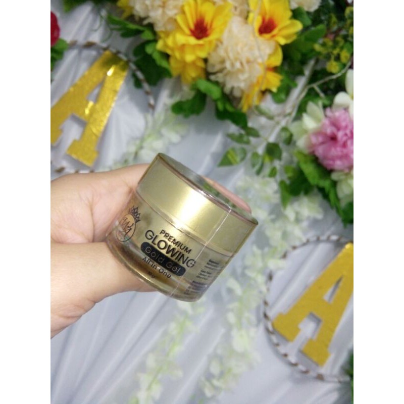 Pemutih wajah/pengglowing wajah/gold gel WA Beauty