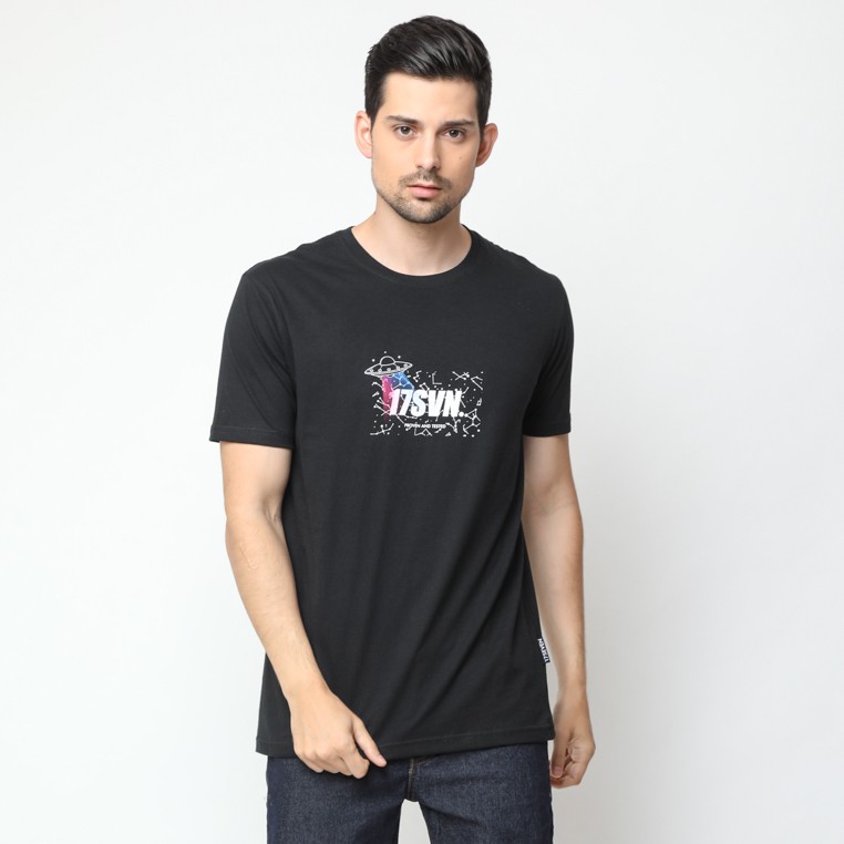 

17Seven Original-Tshirt-232-Astronot-Blk