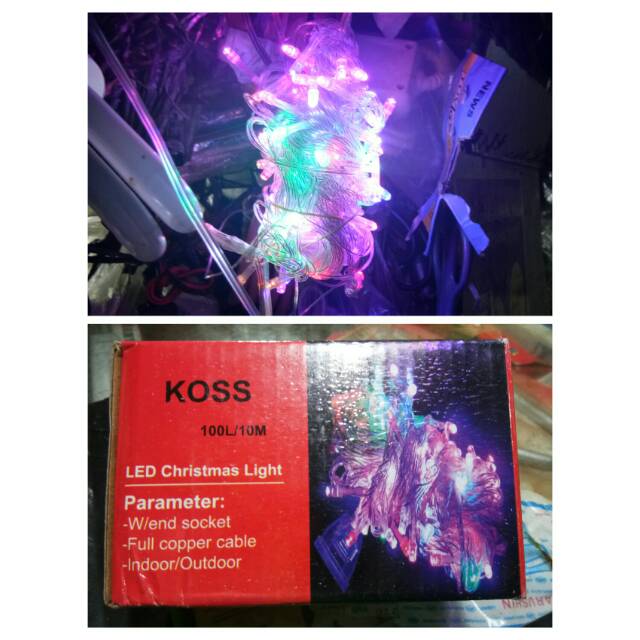 Lampu hias warna warni