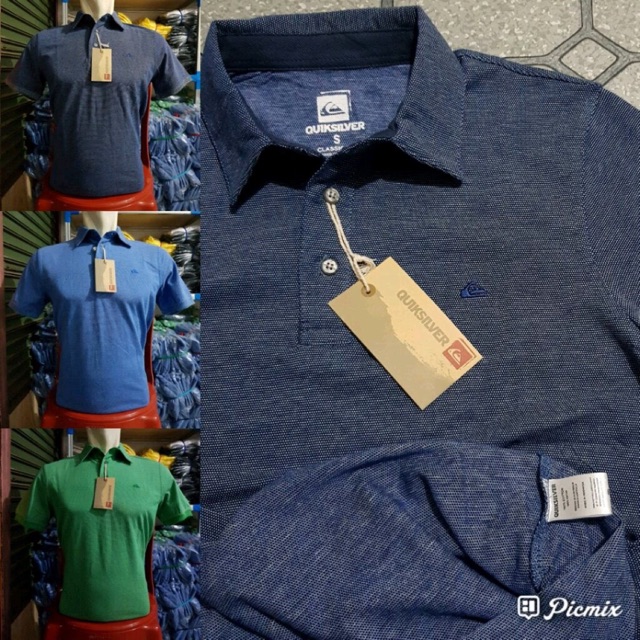 QUIKSILVER POLO SHIRT MEN S - XL | Polo Kerah