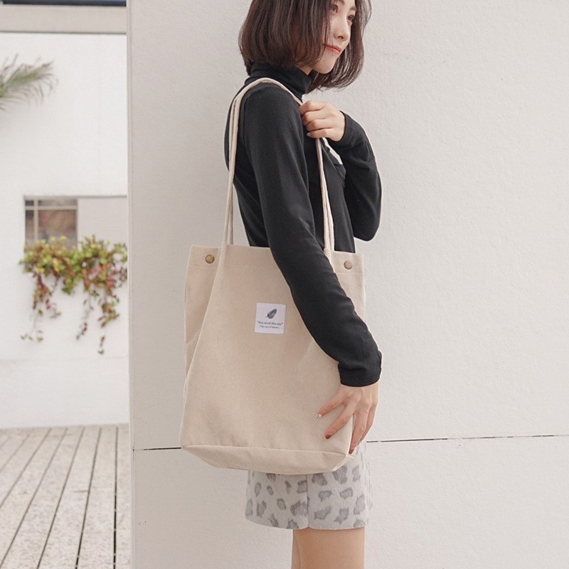 MARKAS MS1318 Tote Bag You Need This One Tas Kuliah Fashion Wanita Totebag Kanvas Polos