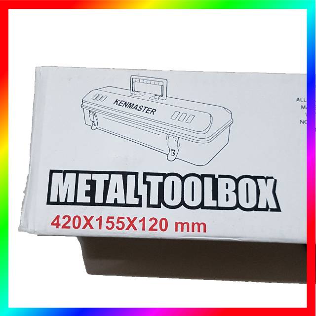 Tool Box toolbox Besi 1 Susun Kenmaster 420x155x120mm