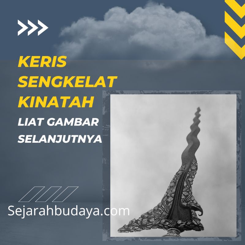 Keris Sengkelat Kinatah Kamarogan