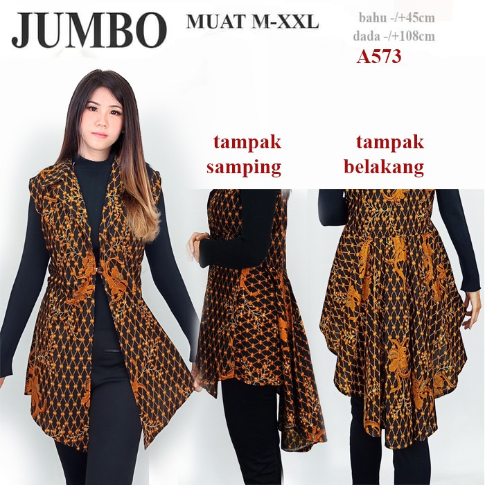 atasan batik wanita outer cardigan batik  A520