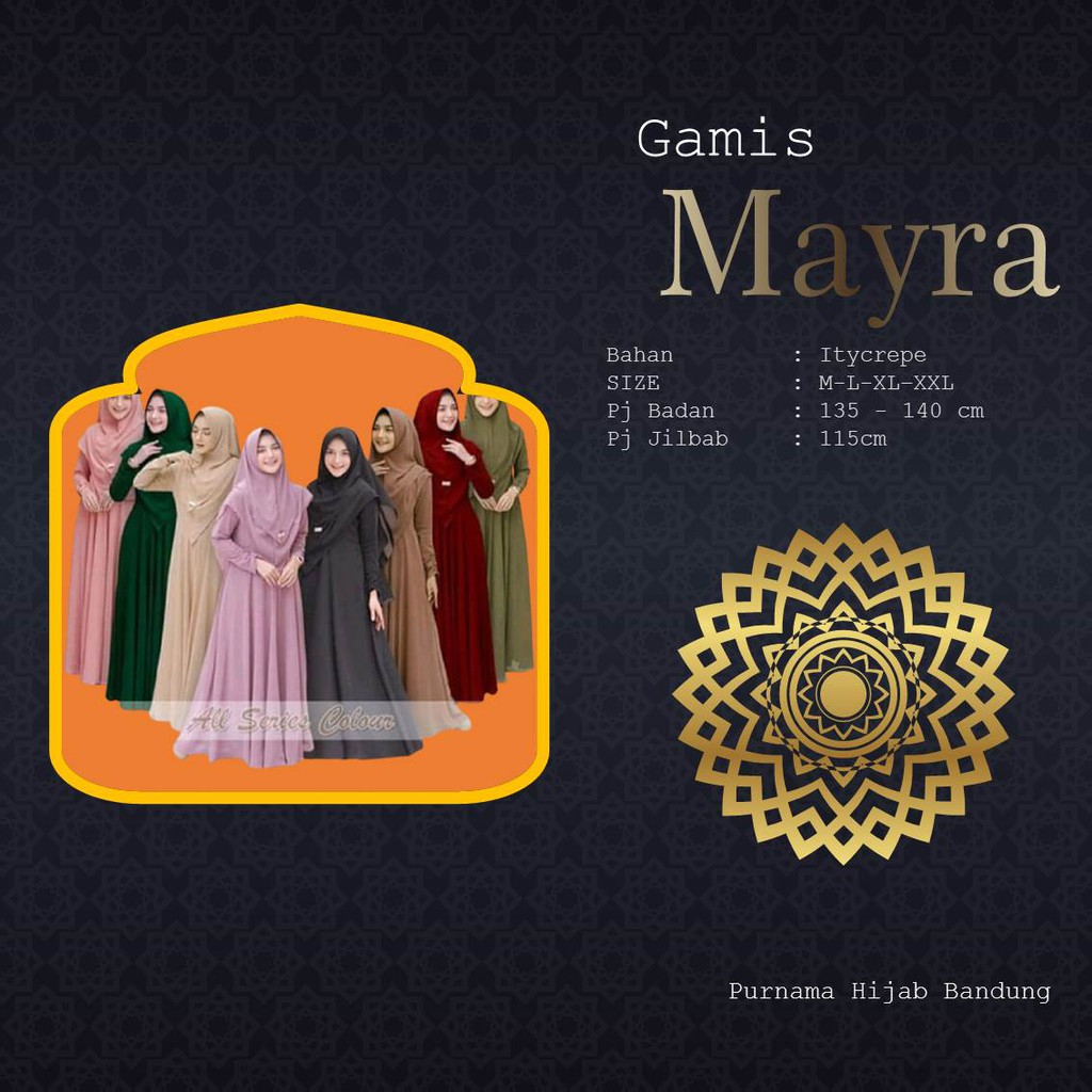 Gamis Mayra Syari GAMIS SET KHIMAR TERLARIS