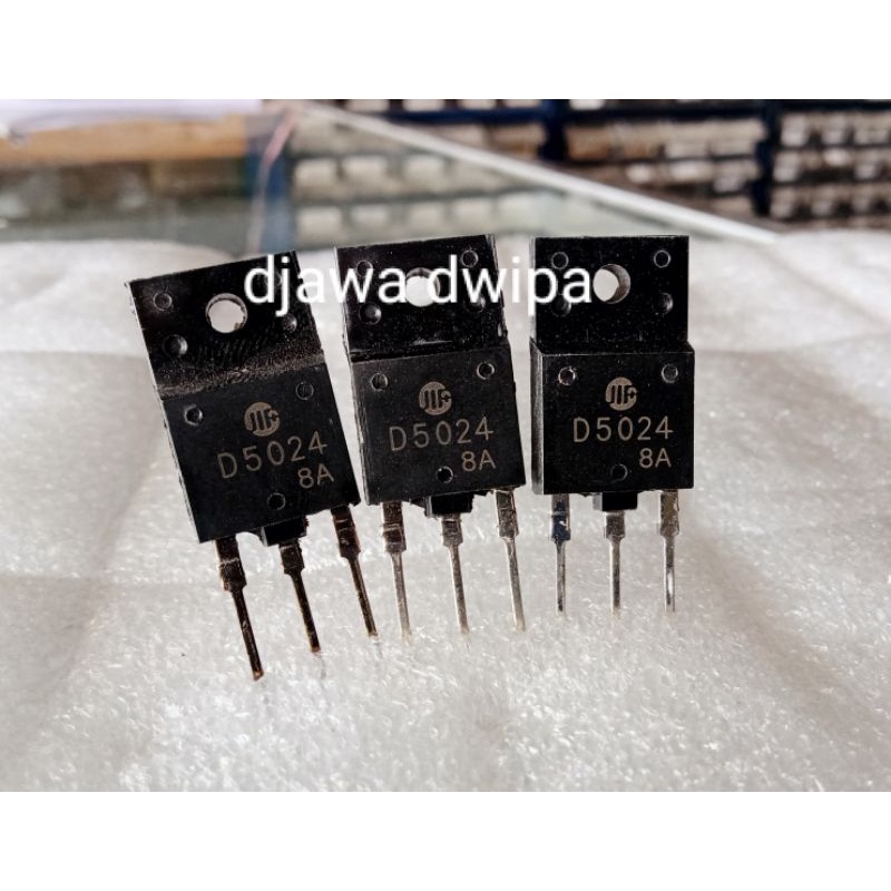 Transistor TR Horizontal TV Polytron D 5024 ic D 5024 Body Besar
