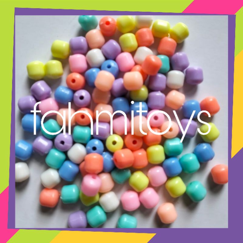MUTE MANIK MANIK  BULAT WARNA WARNI 10GRAM