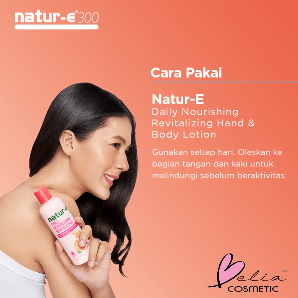 ❤ BELIA ❤ NATUR E Daily Nourishing Moisturishing | Energizing | Revitalizing | Advanced | Hand &amp; Body Lotion | 100ml 245ml | BPOM