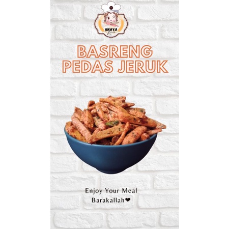 

Basreng Pedas Jeruk | Anaya Kriuk