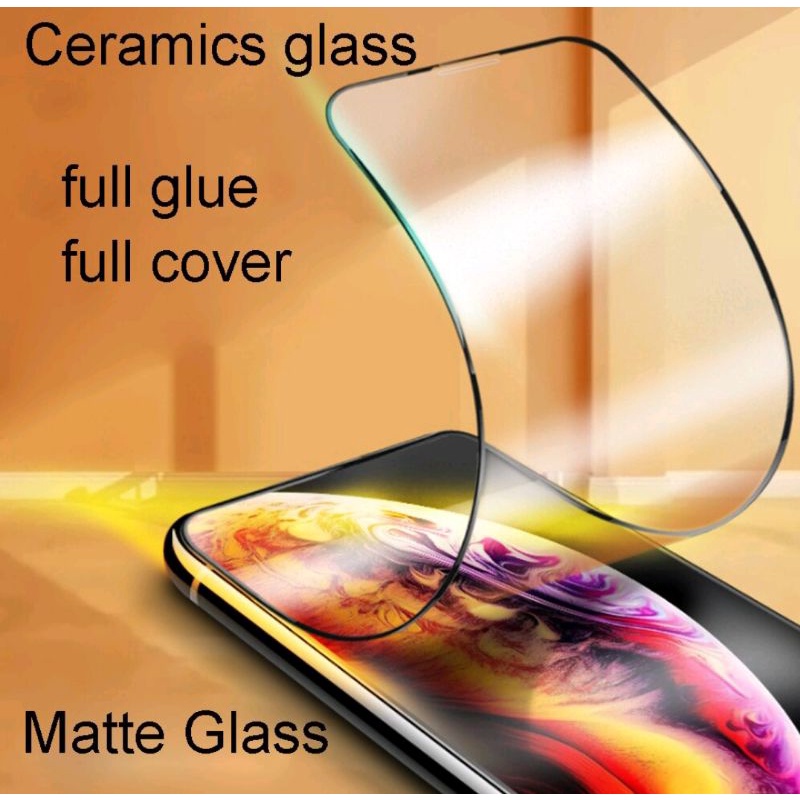 (BISA COD) SAMSUNG A70/A70S/A705 TEMPERED GLASS MATE CERAMICS FLIM ANTI PECAH ANTI MINYAK (BY TA)