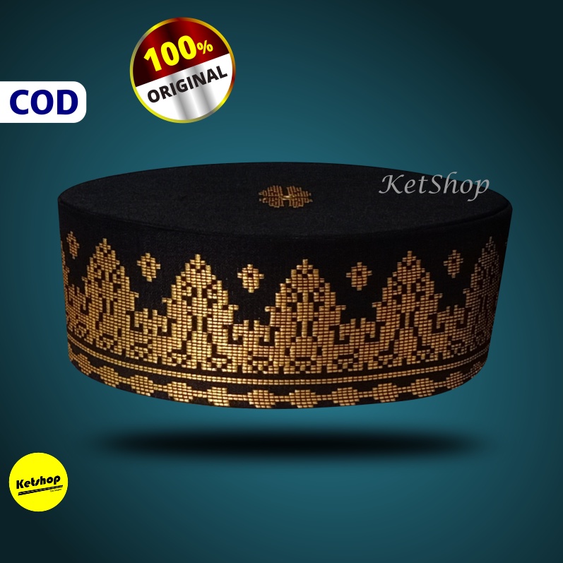 Kopyah Kupiah Songkok Kopeah Peci Songket Pria Laki Laki Hitam Anak Laki Laki Original Modern Tenun 