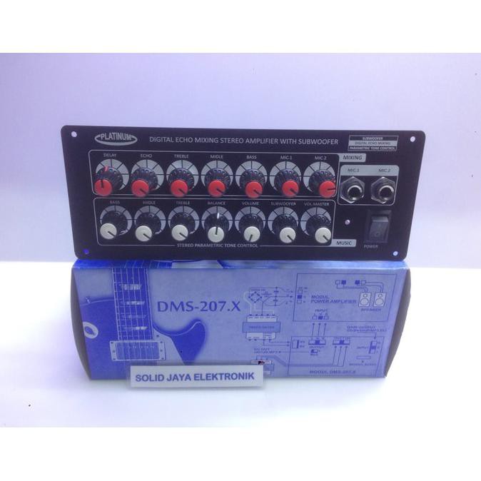 ((BISA COD)) TONE CONTROL AKTIF MIXING DMS207 2 TINGKAT ECHO SUBWOOFER KARAOKE DMS 207 DMS-207.X