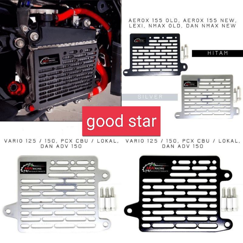 Tutup Radiator Nmax Full Cnc / Cover Radiator Nmax.lexi.aerox.nmax new