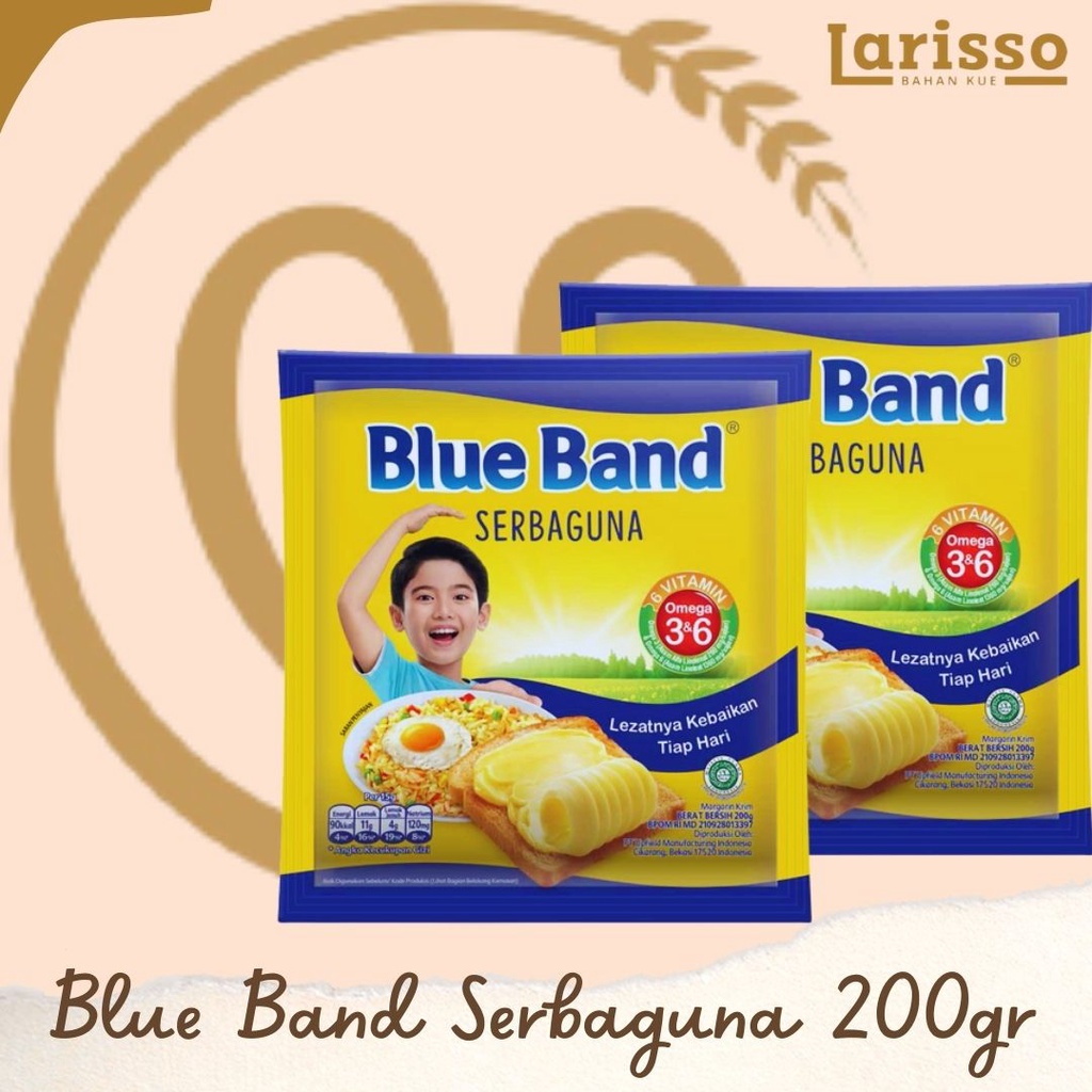 

BLUE BAND SERBAGUNA 200GR MARGARIN SERBAGUNA