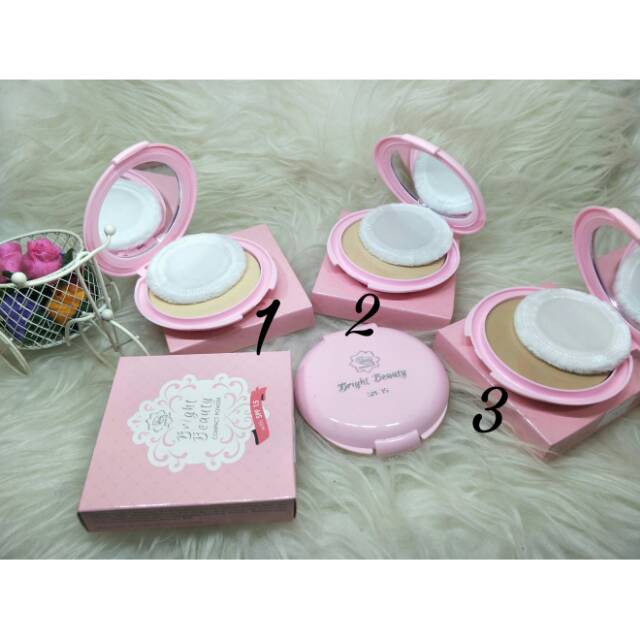 `ღ´ PHINKL `ღ´ 【v】【i】【v】【a】 Viva bedak padat compact powder bright pink anti wajah berminyak tahan lama