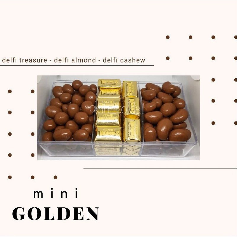 

Golden Mini (Delfi Almond, treasure Almond, delfi Ceshew)