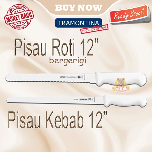 Made in Brazil Tramontina Kebab Knife 12in Pisau pengantin 30cm