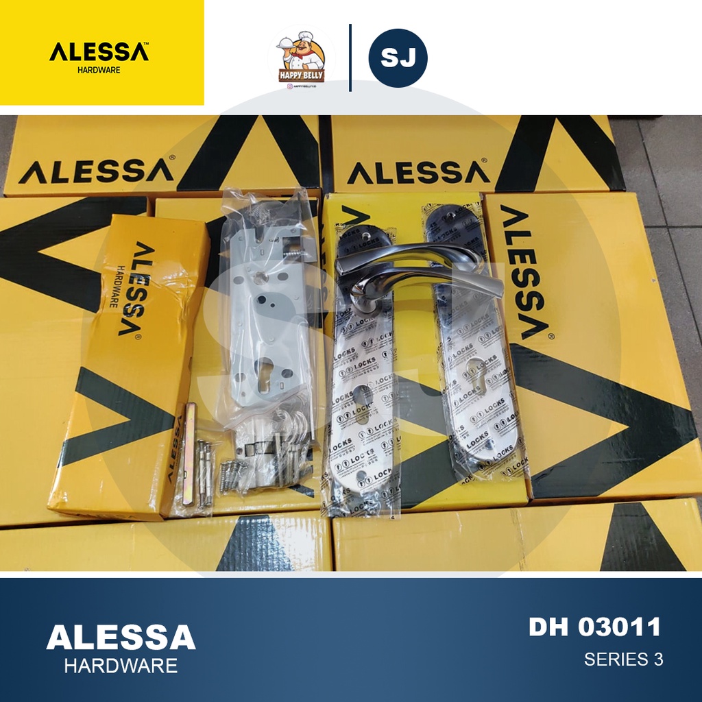 Kunci Pintu Alessa DH-030011 GAGANG PINTU MODERN MINIMALIS