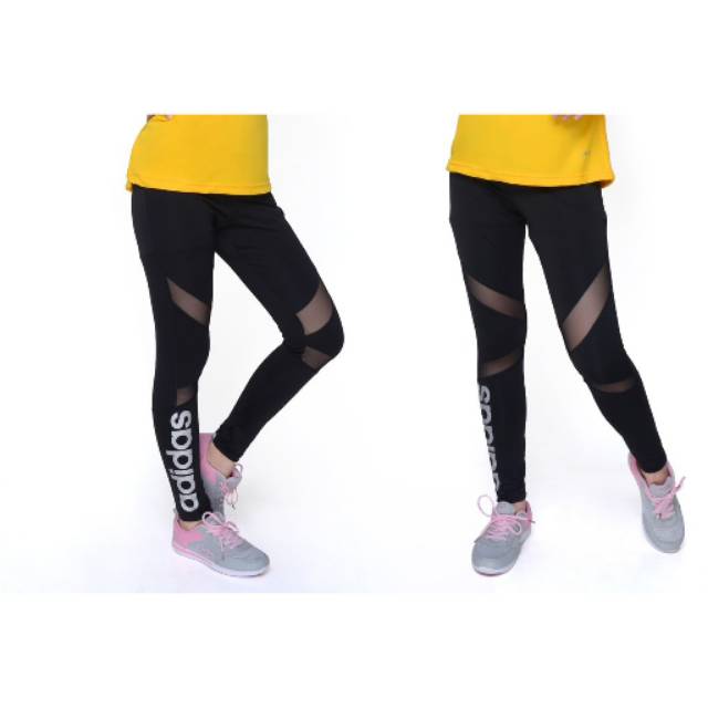 Celana legging running gym olahraga cewek/ladies Adidas murah TERLARIS