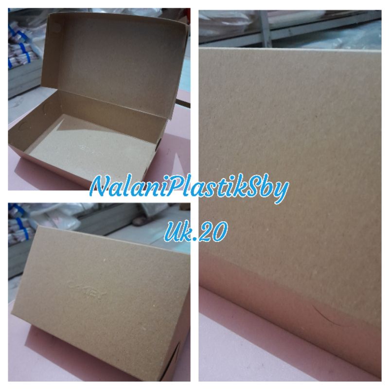 PAPER LUNCH BOX COKLAT SATUAN