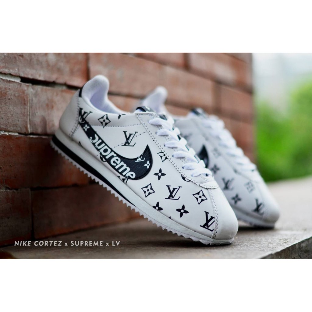 nike cortez x supreme x louis vuitton